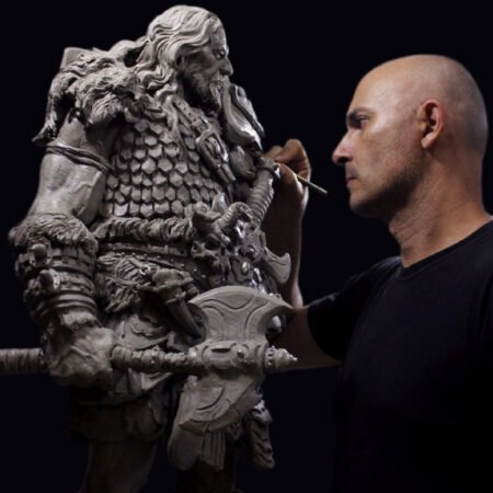 Escultura(tutorial): Esculpindo um bárbaro(parte 2)