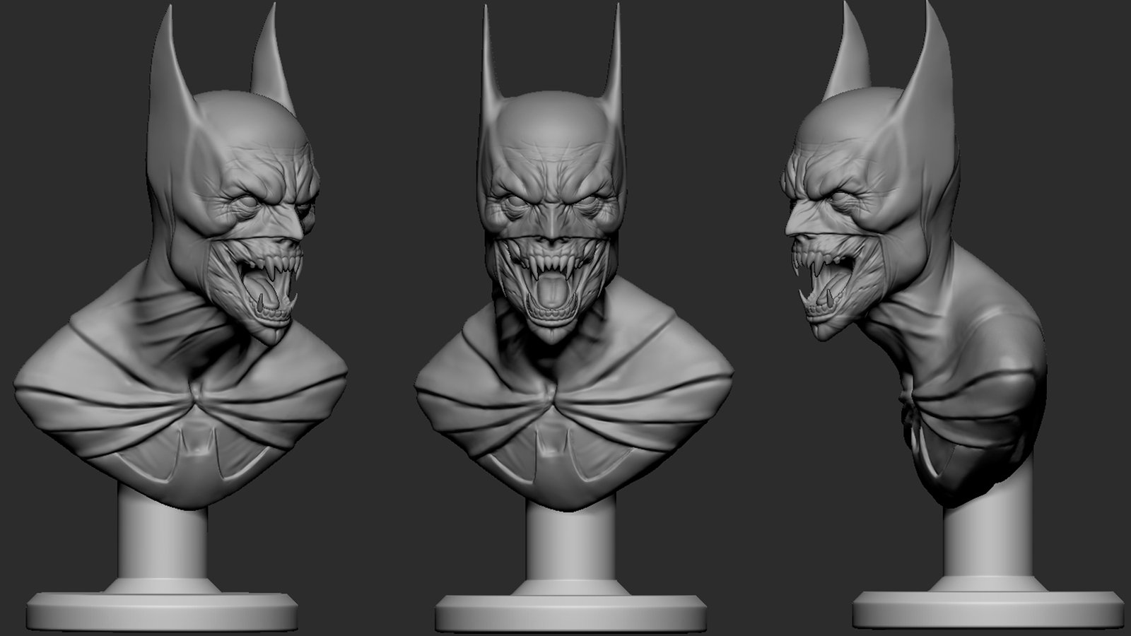 stitch brushed zbrush batman